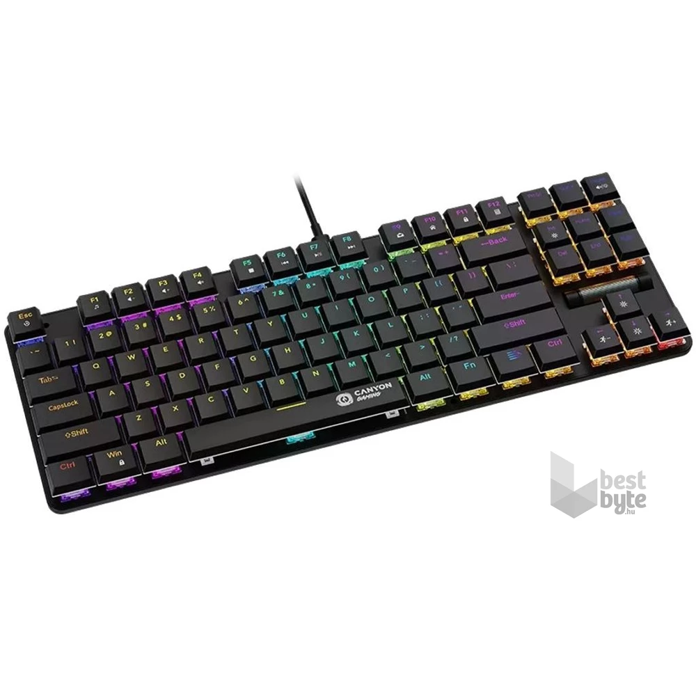 Canyon TKL GK-50 HU Cometstrike fekete vezetékes mechanikus billentyűzet