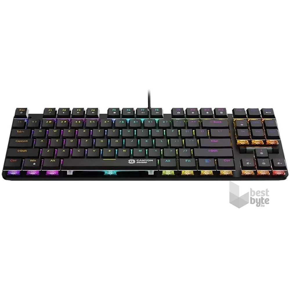 Canyon TKL GK-50 HU Cometstrike fekete vezetékes mechanikus billentyűzet