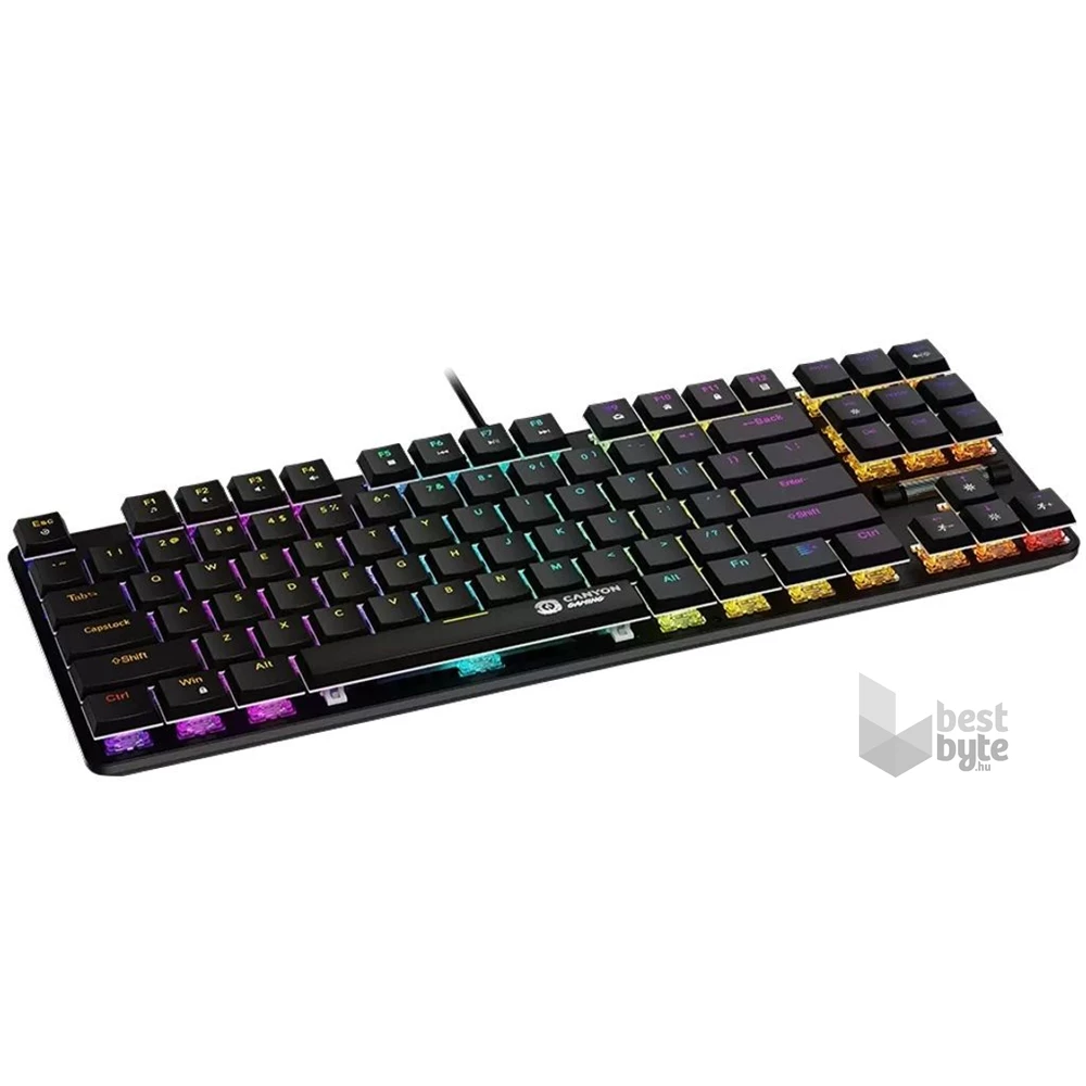Canyon TKL GK-50 HU Cometstrike fekete vezetékes mechanikus billentyűzet