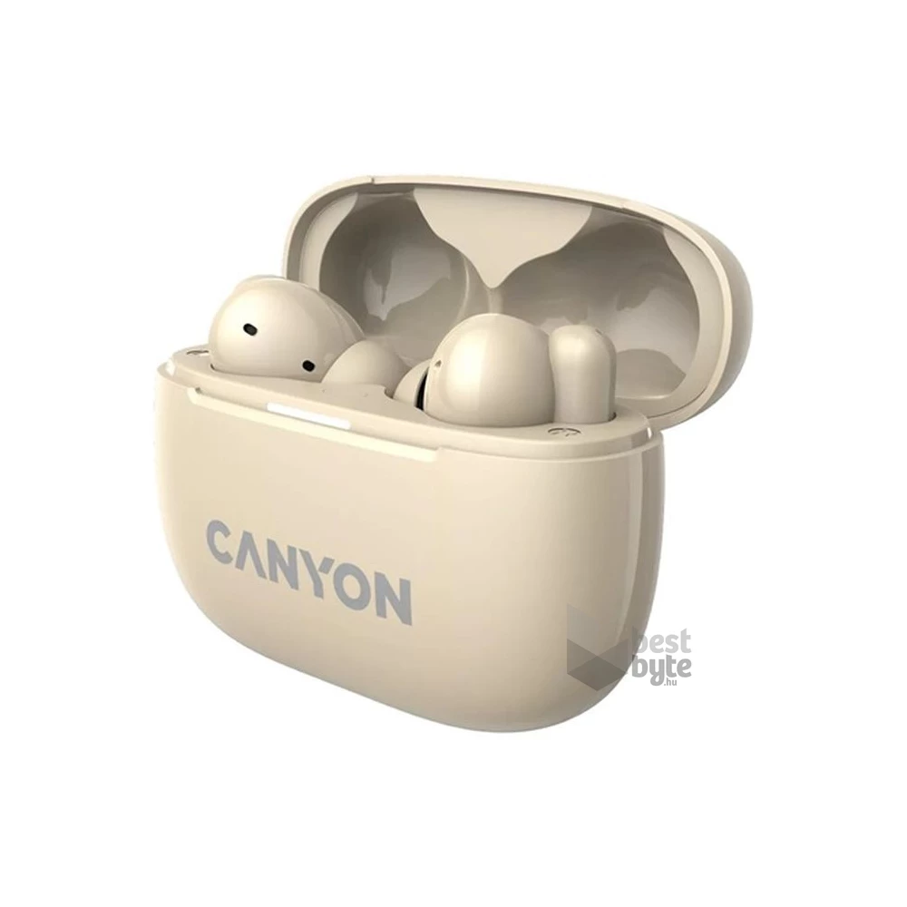 Canyon TWS-10 True Wireless Bluetooth barna fülhallgató