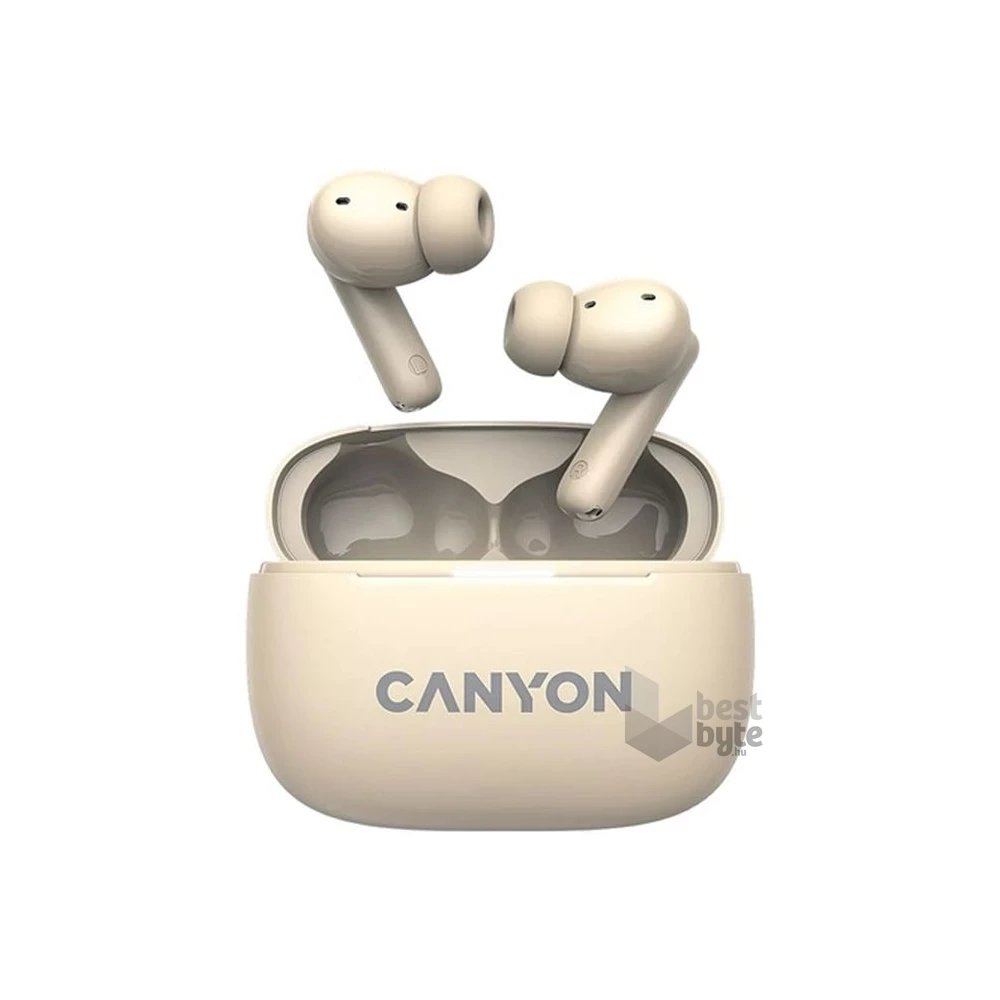 Canyon TWS-10 True Wireless Bluetooth barna fülhallgató
