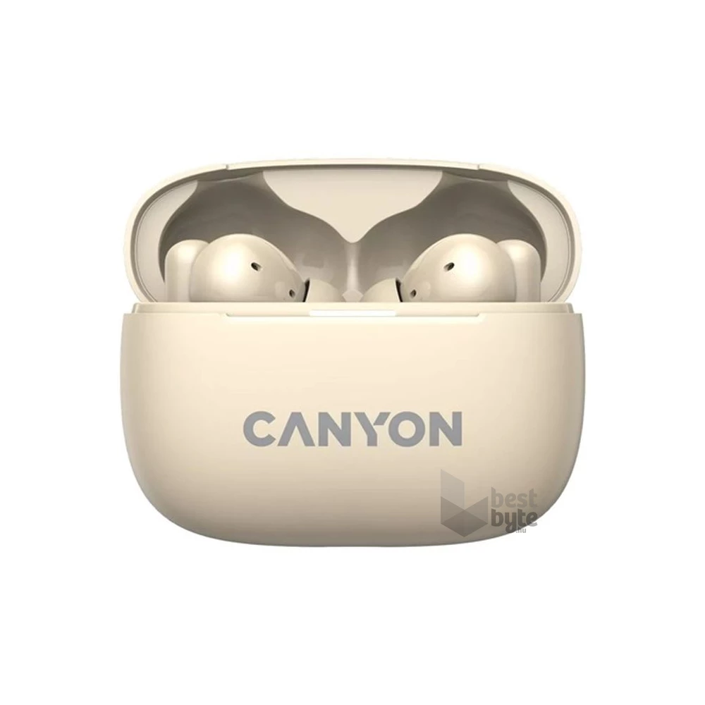 Canyon TWS-10 True Wireless Bluetooth barna fülhallgató