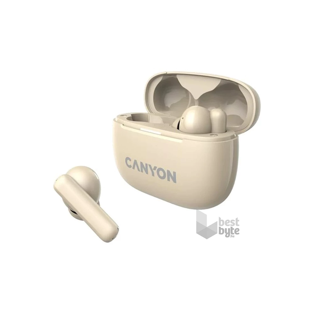 Canyon TWS-10 True Wireless Bluetooth barna fülhallgató