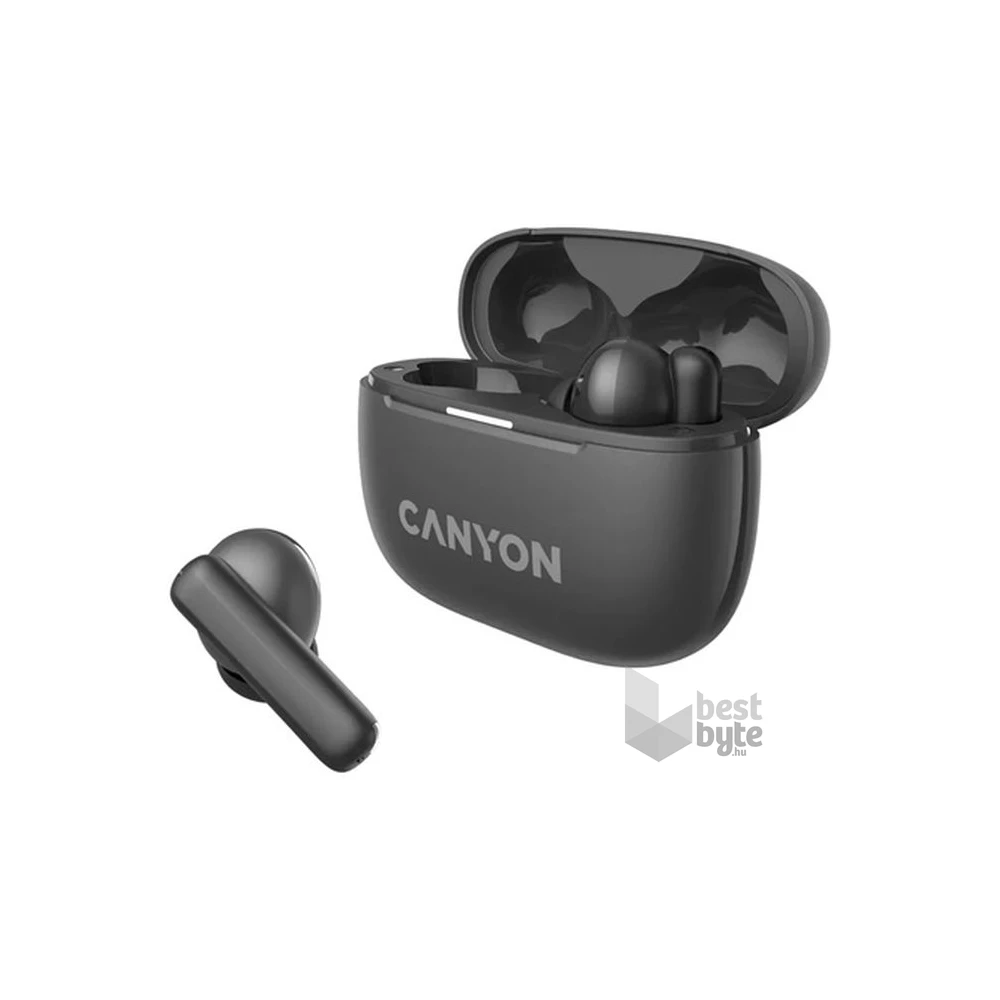 Canyon TWS-10 True Wireless Bluetooth fekete fülhallgató