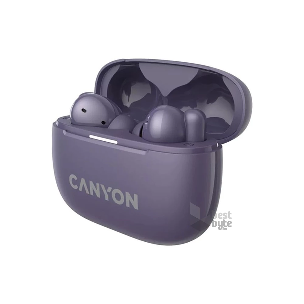 Canyon TWS-10 True Wireless Bluetooth lila fülhallgató