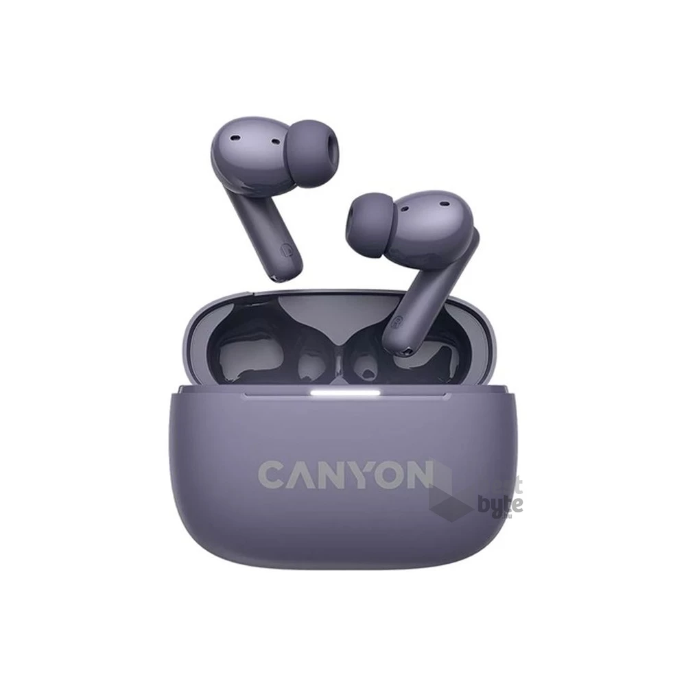 Canyon TWS-10 True Wireless Bluetooth lila fülhallgató