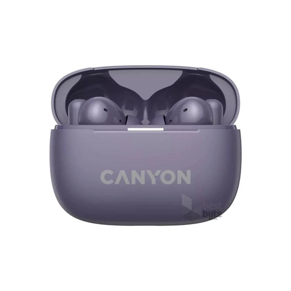 Canyon TWS-10 True Wireless Bluetooth lila fülhallgató
