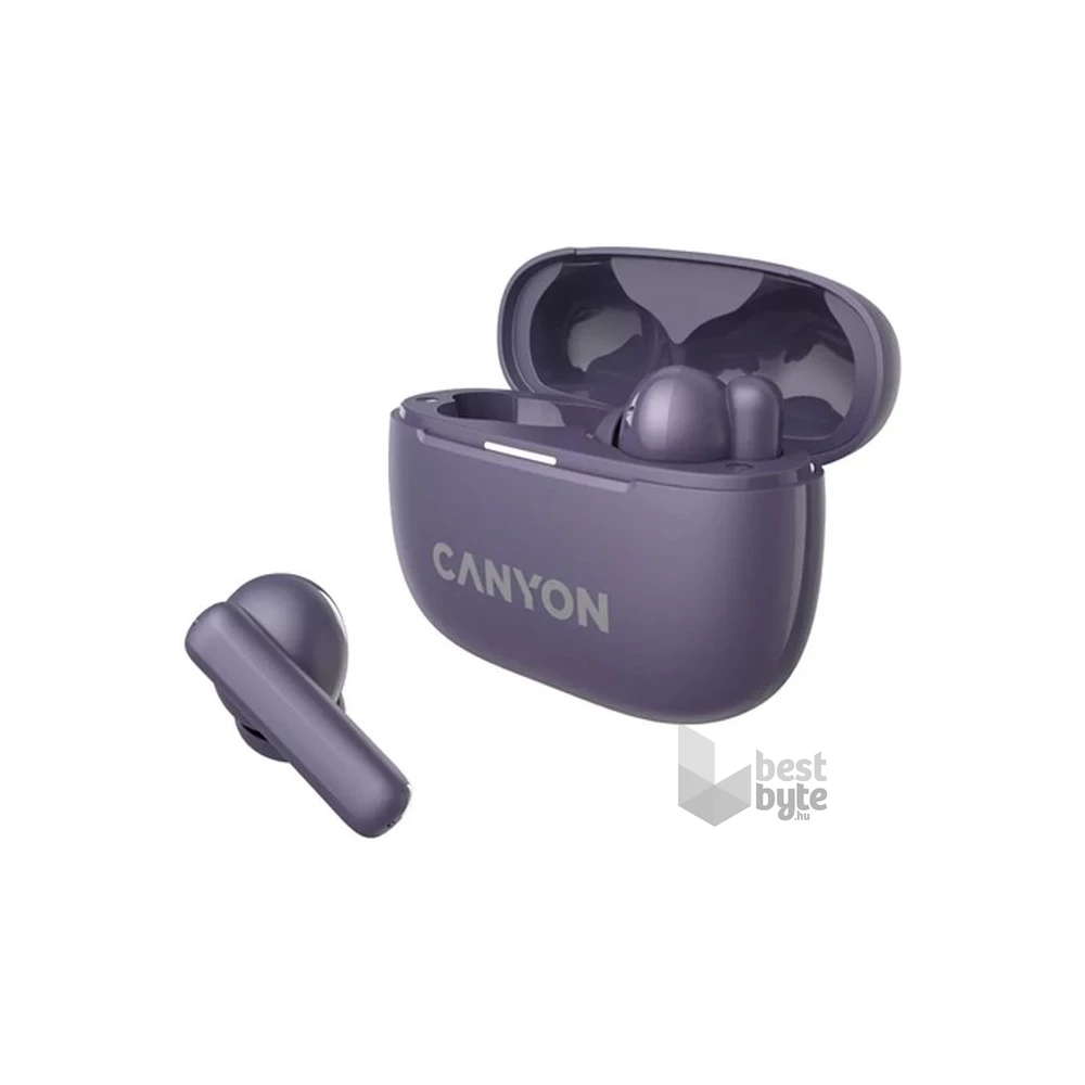 Canyon TWS-10 True Wireless Bluetooth lila fülhallgató