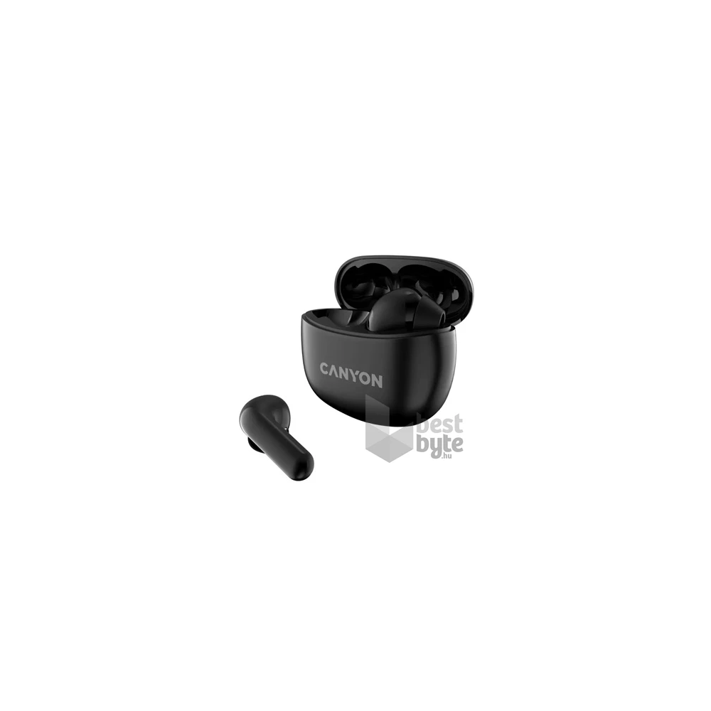 Canyon TWS-5 True Wireless Bluetooth fekete fülhallgató