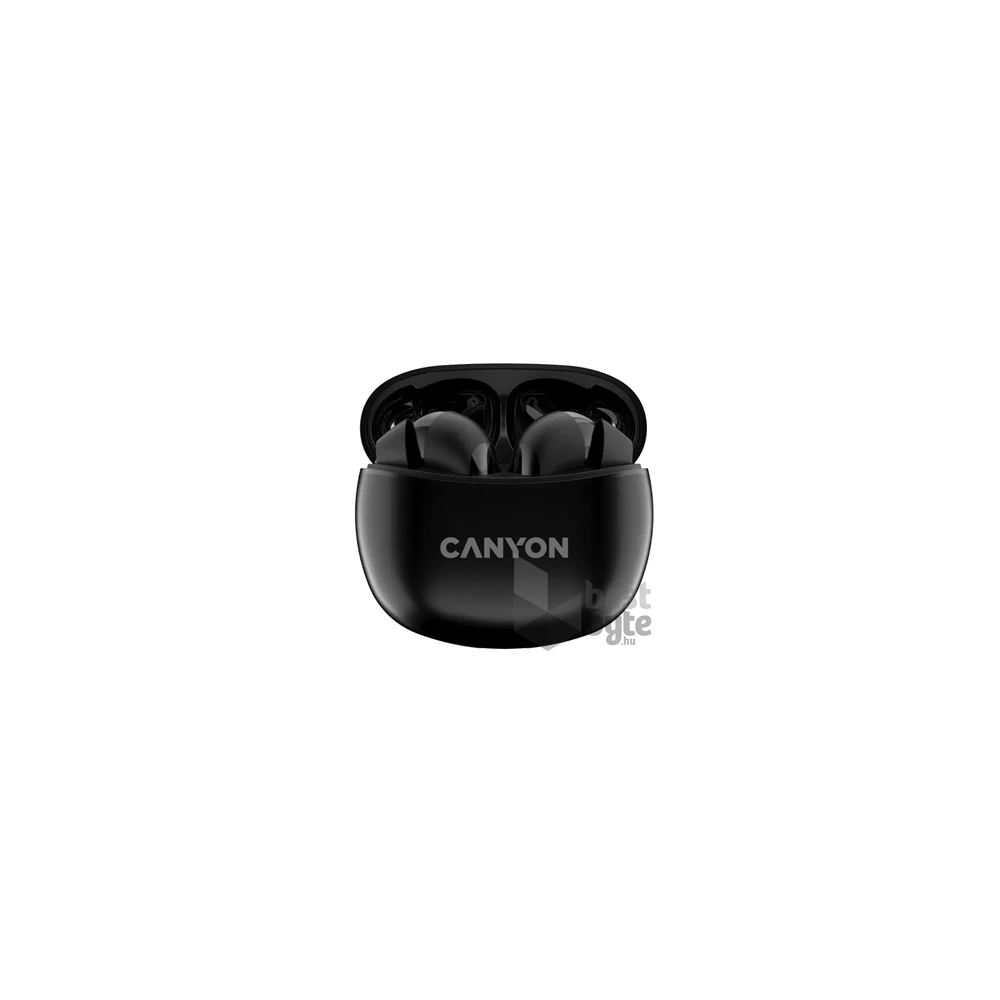 Canyon TWS-5 True Wireless Bluetooth fekete fülhallgató