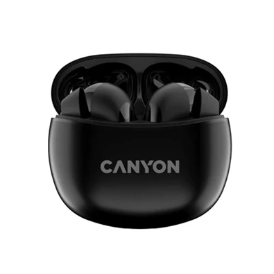 Canyon TWS-5 True Wireless Bluetooth fekete fülhallgató