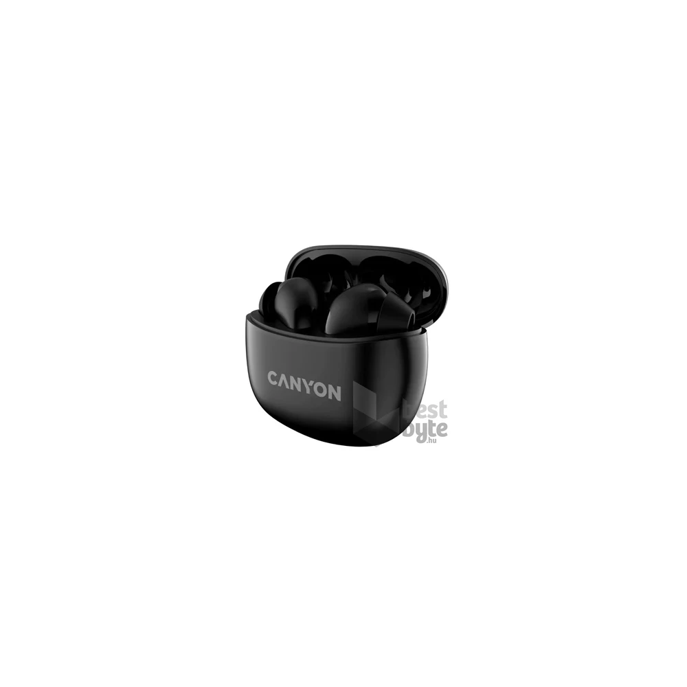 Canyon TWS-5 True Wireless Bluetooth fekete fülhallgató