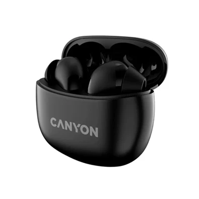 Canyon TWS-5 True Wireless Bluetooth fekete fülhallgató
