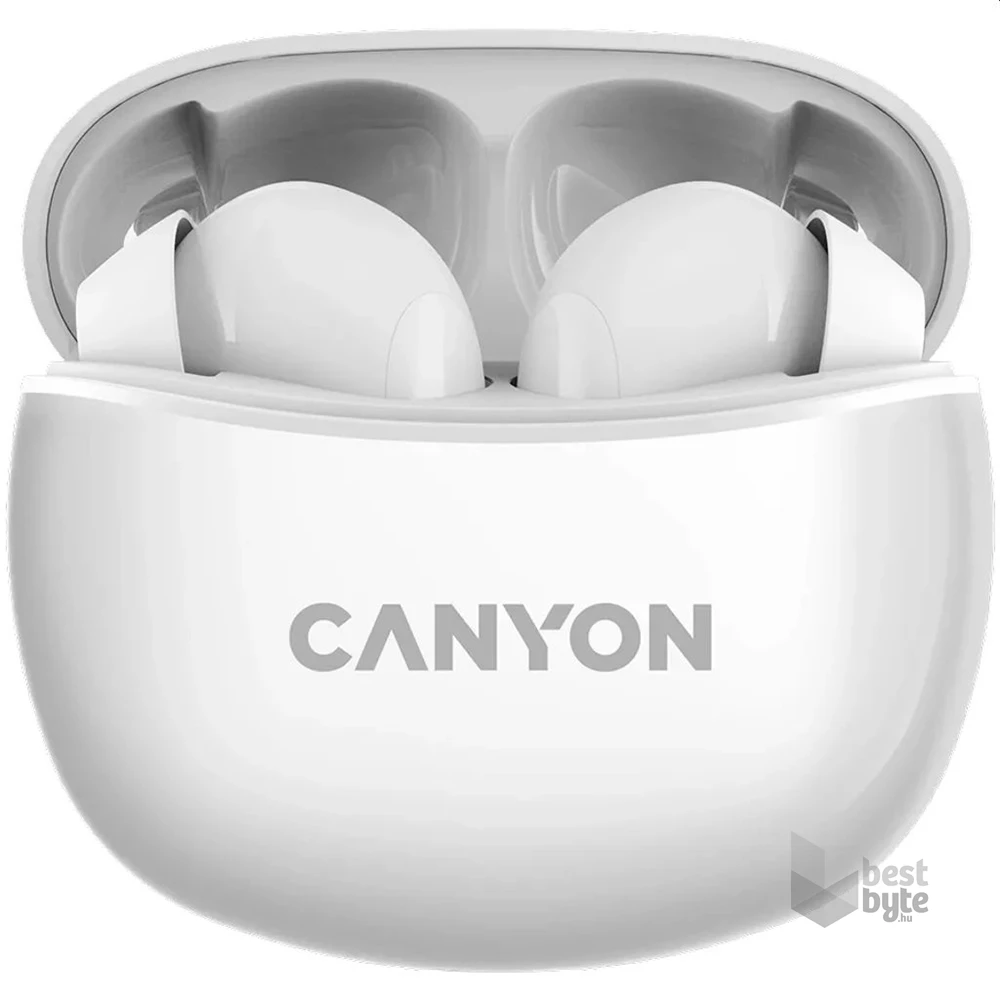 Canyon TWS-5 True Wireless Bluetooth fehér fülhallgató