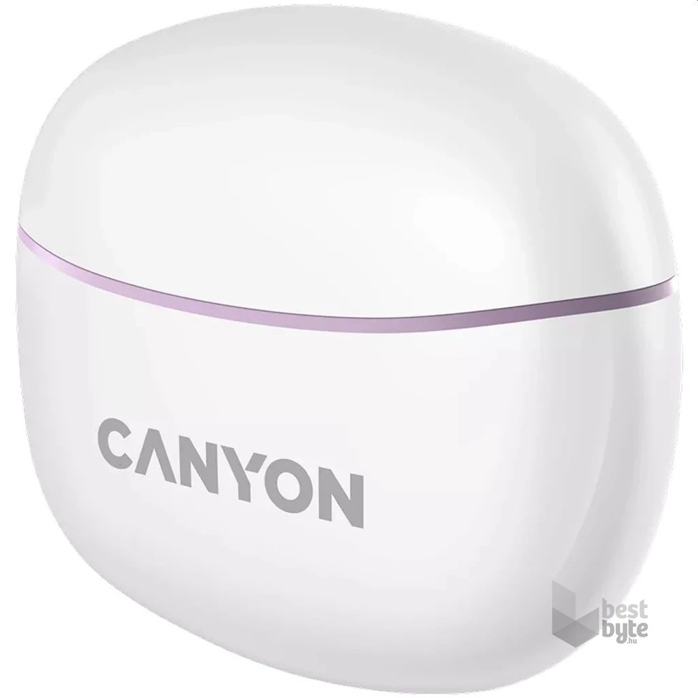 Canyon TWS-5 True Wireless Bluetooth lila-fehér fülhallgató
