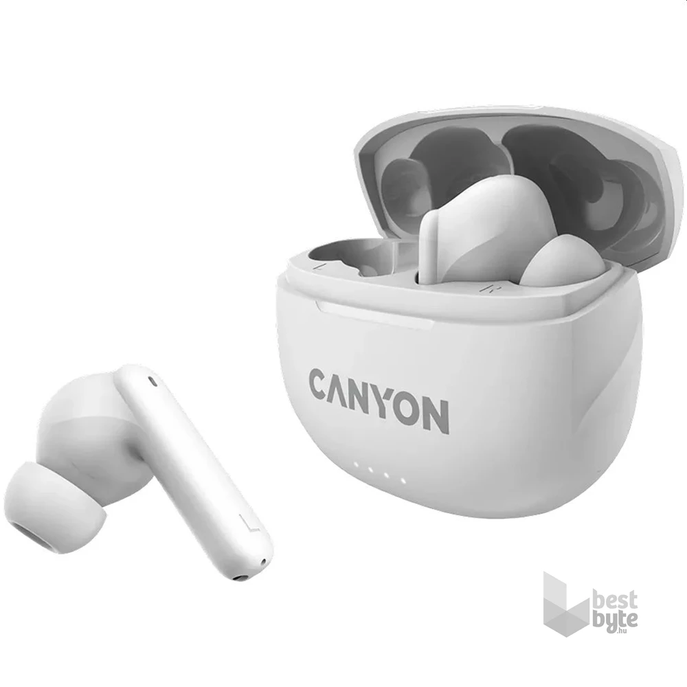 Canyon TWS-8 True Wireless Bluetooth fehér fülhallgató