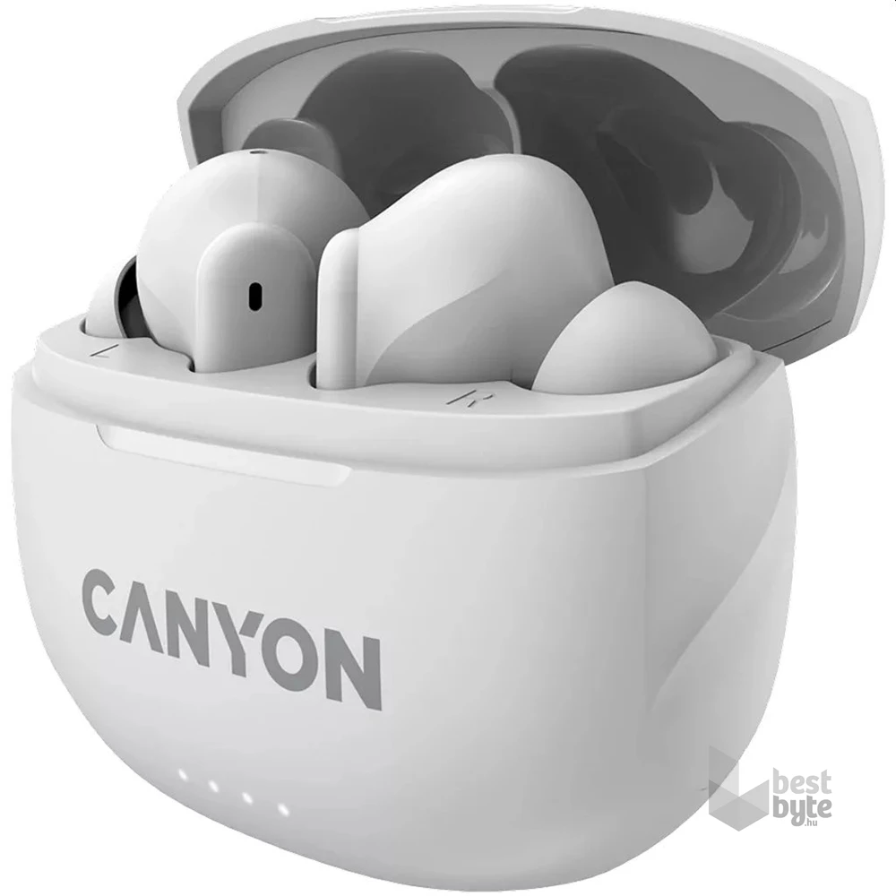Canyon TWS-8 True Wireless Bluetooth fehér fülhallgató
