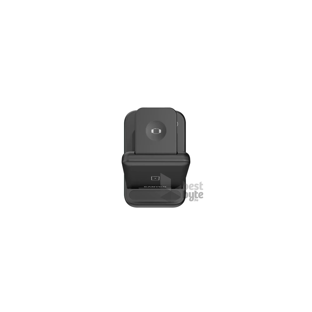 Canyon WS-304 3-in-1 15W univerzális vezeték nélküli töltő adapter fekete (Qi)