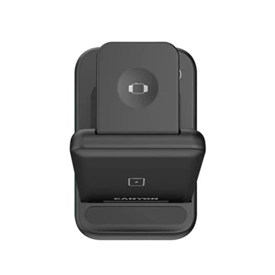 Canyon WS-304 3-in-1 15W univerzális vezeték nélküli töltő adapter fekete (Qi)