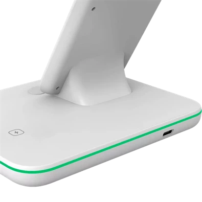 Canyon WS-303 3-in-1 15W univerzális vezeték nélküli töltő adapter fehér (Qi)
