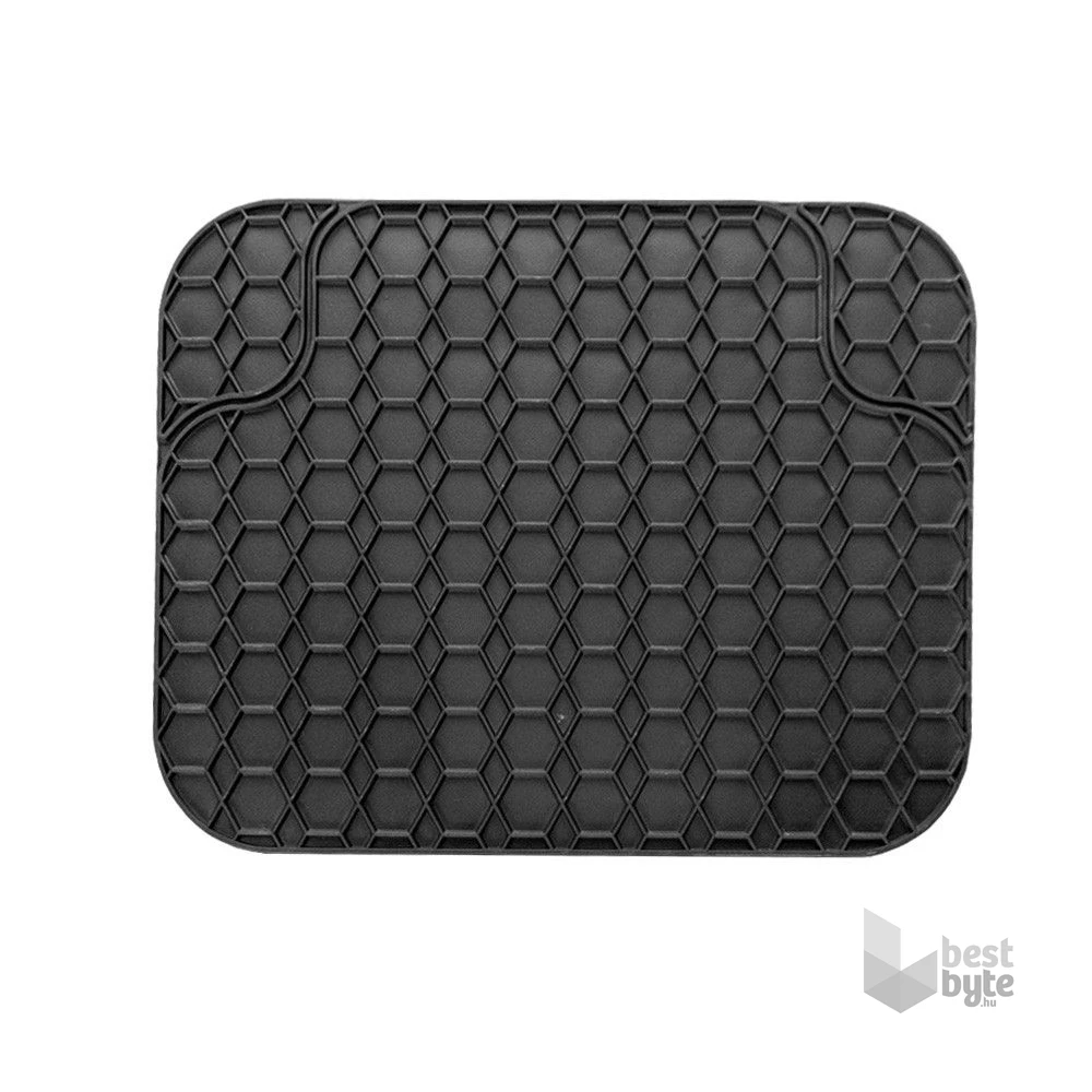 Carguard 55835A 68 x 44cm, 44 x 34cm PVC fekete univerzális autós gumiszőnyeg szett