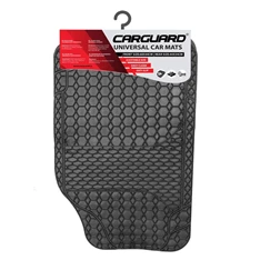 Carguard 55835A 68 x 44cm, 44 x 34cm PVC fekete univerzális autós gumiszőnyeg szett