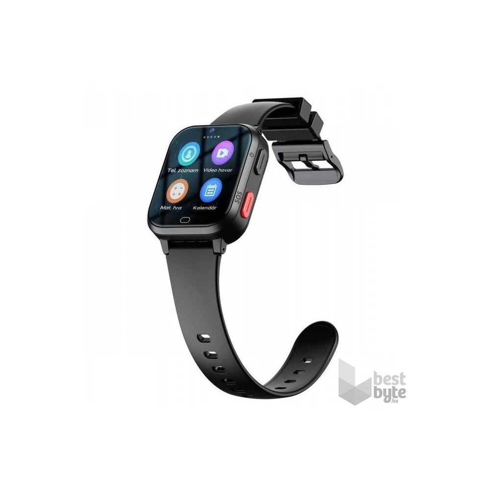 Carneo SeniorSafe+ 4G fekete okosóra időseknek