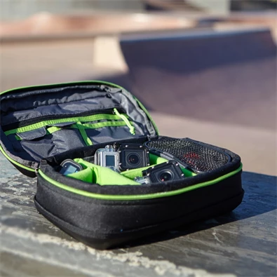 Case Logic KAC-101 Kontrast fekete-zöld sportkamera GoPro táska