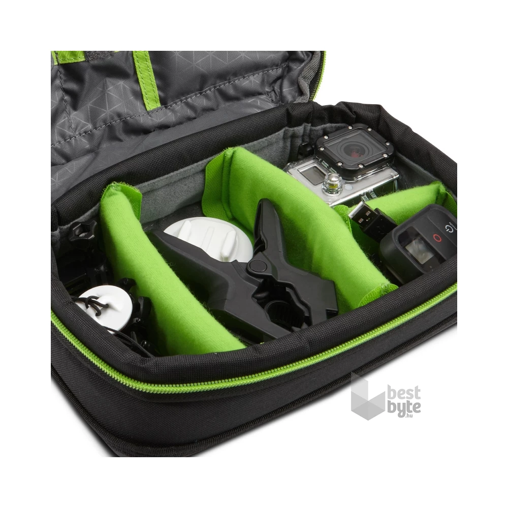 Case Logic KAC-101 Kontrast fekete-zöld sportkamera GoPro táska