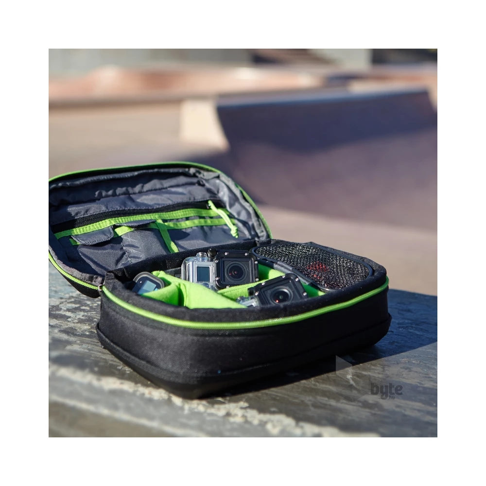 Case Logic KAC-101 Kontrast fekete-zöld sportkamera GoPro táska