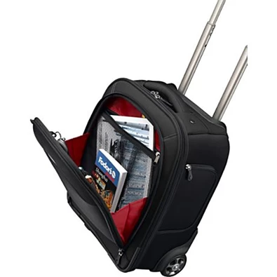 Case Logic LLR-16R - bordó/szürke 20L gurulós utazó bőrönd