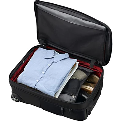 Case Logic LLR-16R - bordó/szürke 20L gurulós utazó bőrönd