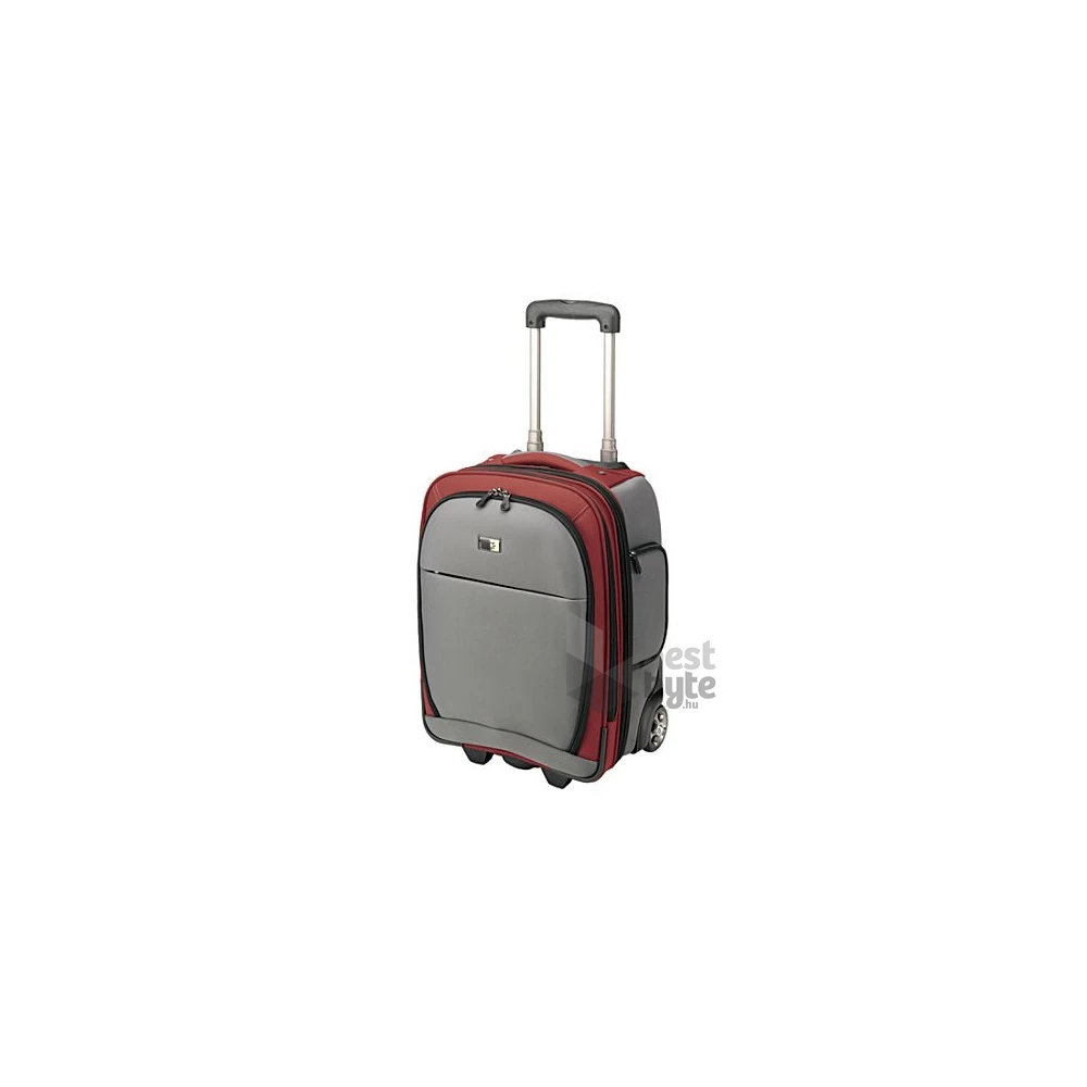 Case Logic LLR-16R - bordó/szürke 20L gurulós utazó bőrönd