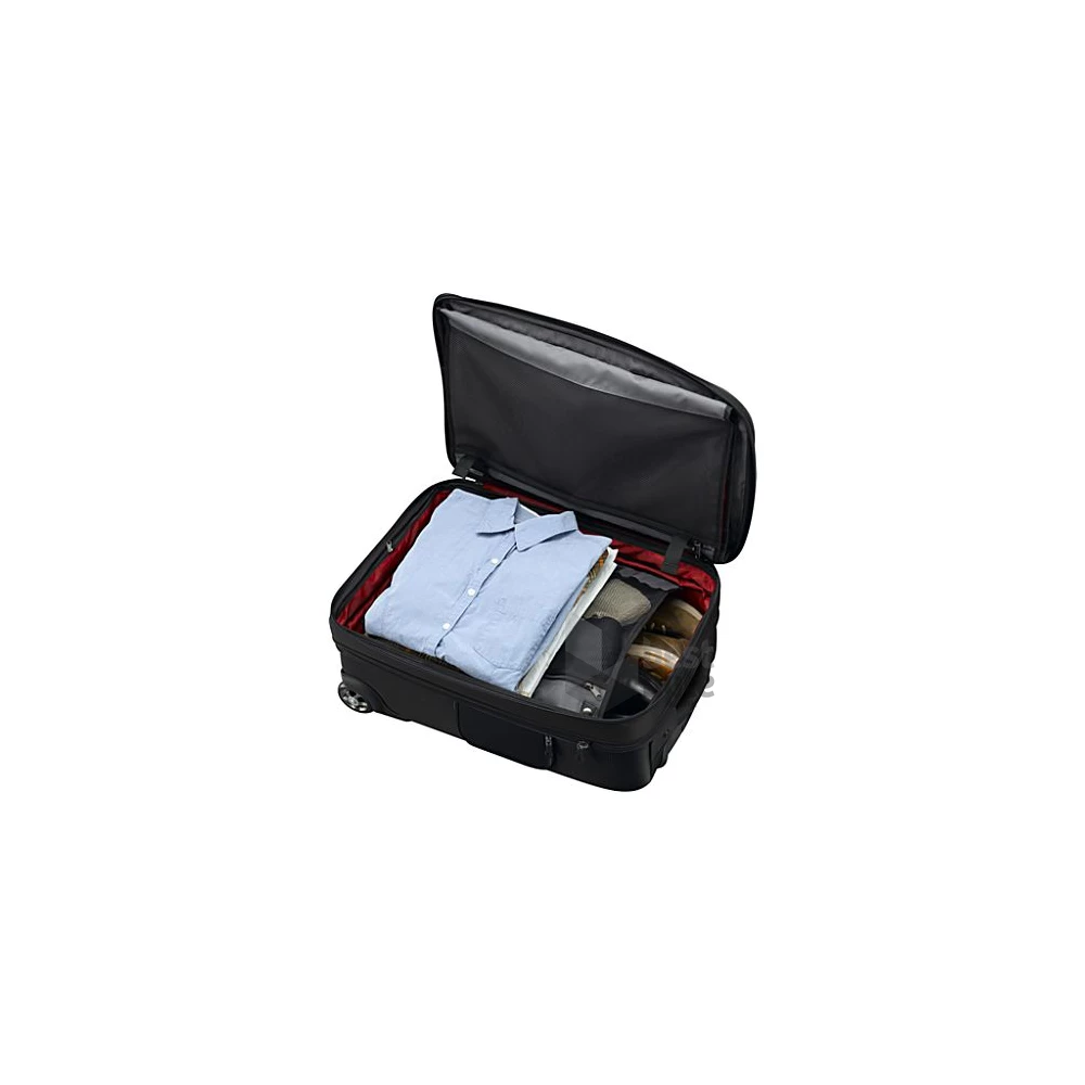 Case Logic LLR-16R - bordó/szürke 20L gurulós utazó bőrönd