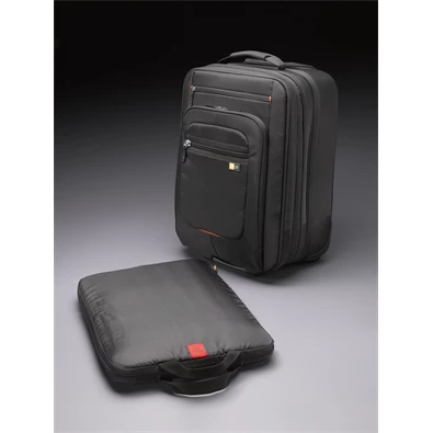 Case Logic ZLRS-117 - fekete/piros 17" gurulós Notebook táska
