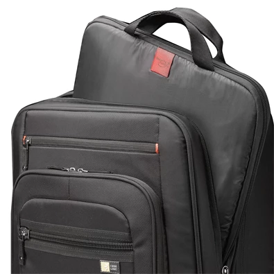 Case Logic ZLRS-117 - fekete/piros 17" gurulós Notebook táska