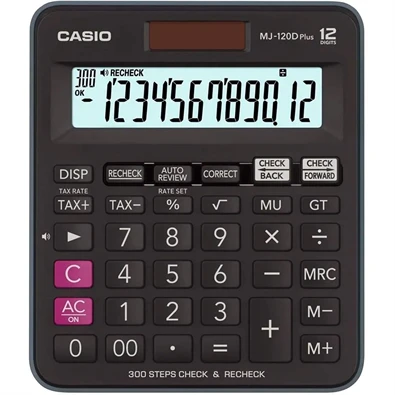 Casio MJ-120D plus asztali számológép
