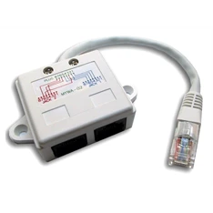 Cat.5E UTP LAN-TEL lengő Y elosztó