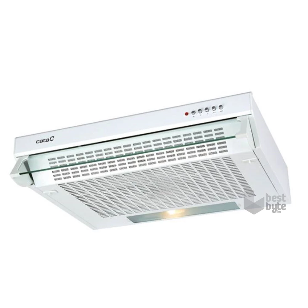 Cata F-2060 WH/L fehér, beépíthető, hagyományos, méret:60 cm, zajszint:60 dB, páraelszívó