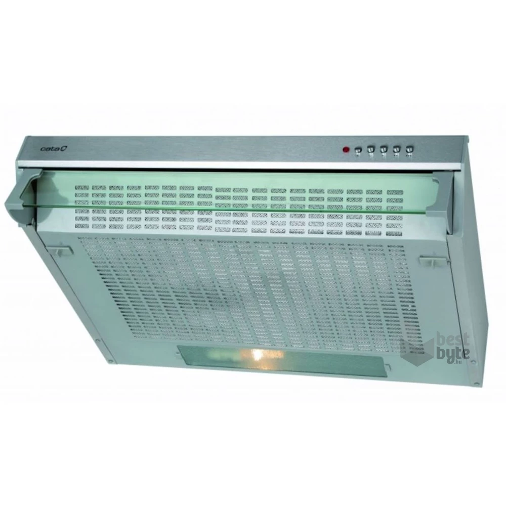 Cata F-2060 X/L inox, szabadonálló, hagyományos, méret:60 cm, zajszint:65 dB, páraelszívó