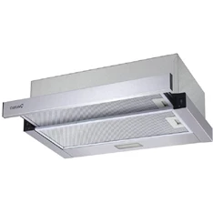 Cata TFB-5160 X inox, beépíthető, kihúzható, méret:59,5 cm, teleszkópos, zajszint:61 dB, páraelszívó