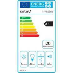 Cata TFH-6630/A X  LED brushless inox páraelszívó