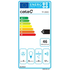 Cata TF-2003/60 LED duralum inox teleszkópos páraelszívó