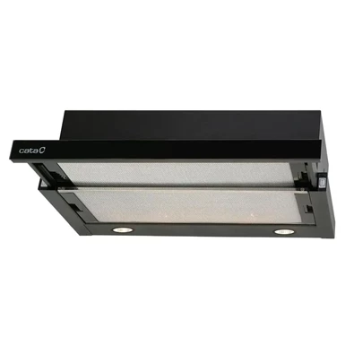 Cata TF-2003/60 LED fekete, beépíthető, hagyományos, méret:60 cm, teleszkópos, zajszint:57 dB, páraelszívó