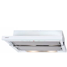 Cata TF-5260 WH/L fehér, beépíthető, kihúzható, méret:60 cm, teleszkópos, zajszint:65 dB, páraelszívó+FA125/3bekötőszett