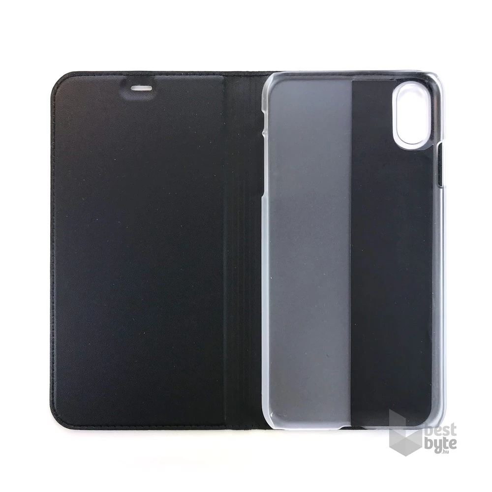 Cellect BOOKTYPE-IPHXSMAX-BK iPhone XS Max fekete flip oldalra nyíló tok