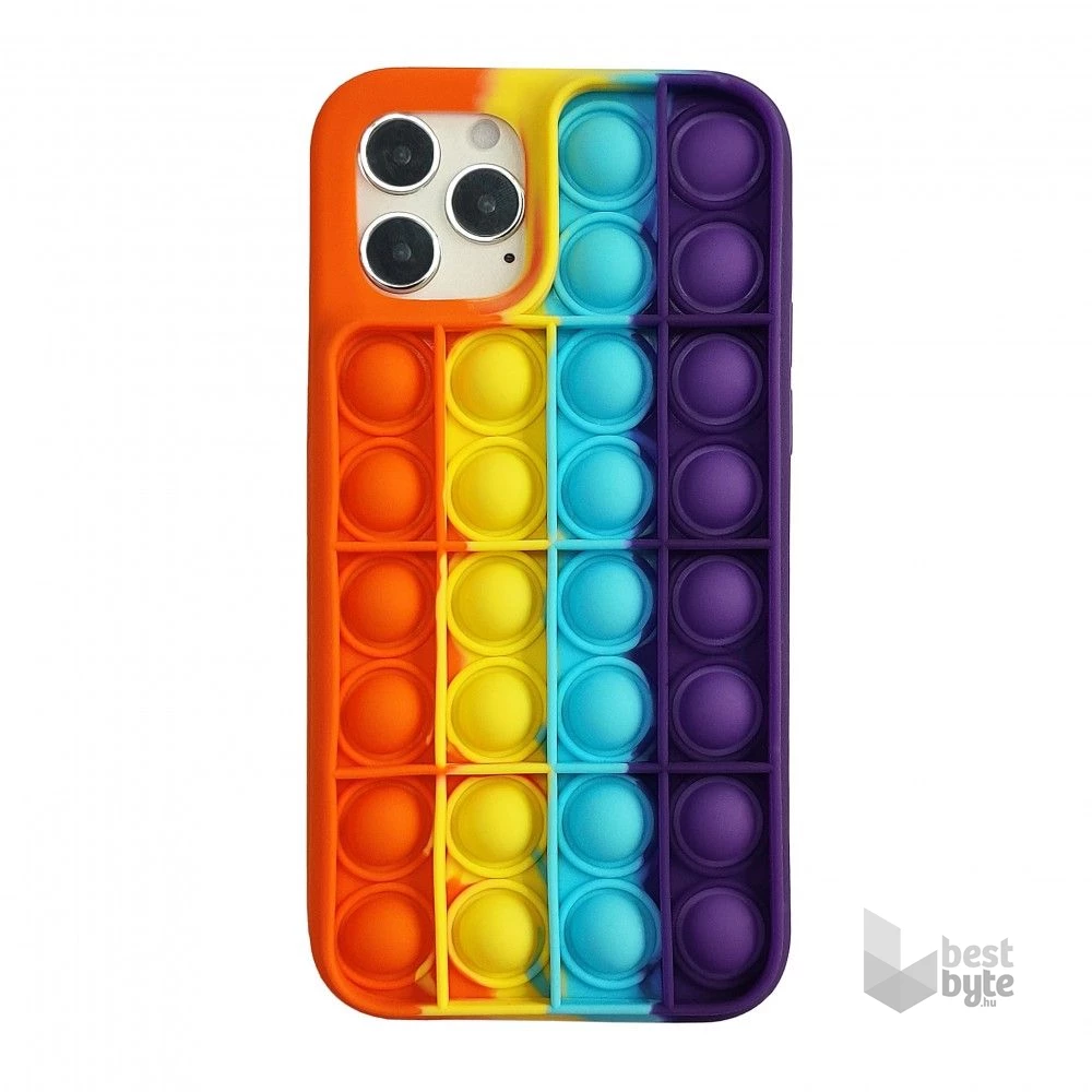 Cellect CEL-BUB-SAM-A424G-OY Galaxy A42 4G Pop it narancs-sárga hátlap