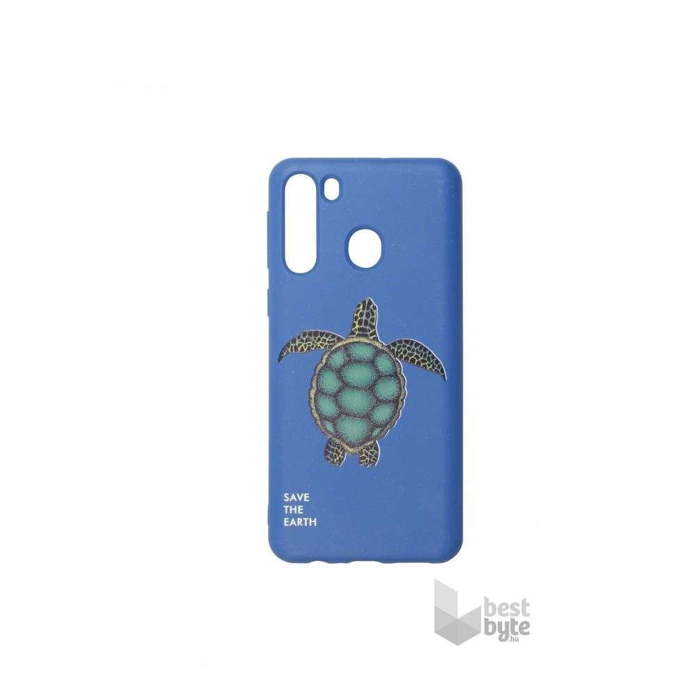 Cellect CEL-GREEN-SAMA21DBTR Green Samsung A21 sötétkék újrahasznosított tok