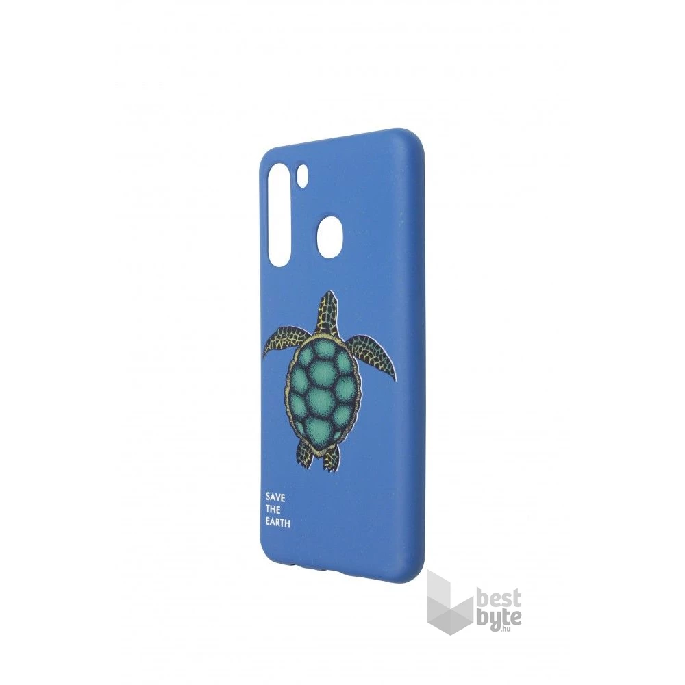 Cellect CEL-GREEN-SAMA21DBTR Green Samsung A21 sötétkék újrahasznosított tok