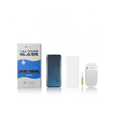 Cellect LCD-SAM-G955-FCOVGLA Samsung Galaxy S8 Plus üveg kijelzővédő fólia szett + UV lámpa